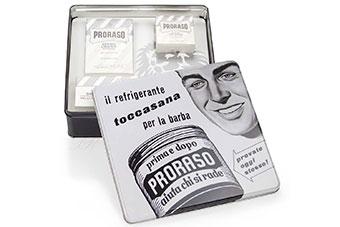 New Entry: white Vintage Box von Proraso für die perfekte Rasurpflege - New Entry: white Vintage Box von Proraso für die perfekte Rasurpflege