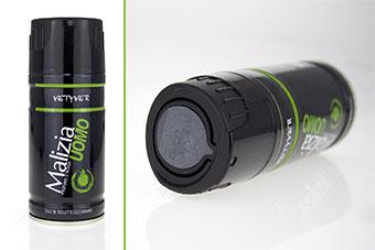 Neuer Deckel: MALIZIA UOMO Vetyver - MALIZIA Vetyver Deo - Der Klassiker mit neuem Deckel