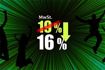 Günstigere Preise - Grund zum Jubeln! 