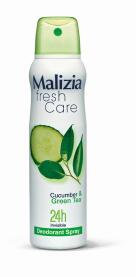 Malizia fresh care deodorant Spray Cucumber & Green tea 24h invisible 150ml