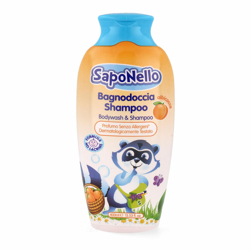Paglieri SapoNello Duschgel &amp; Shampoo Kids Aprikose 400 ml