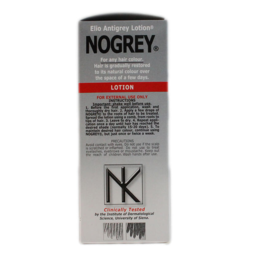 Nogrey lotion Anti grey Extra with Keratin gives hair color again 200 ml