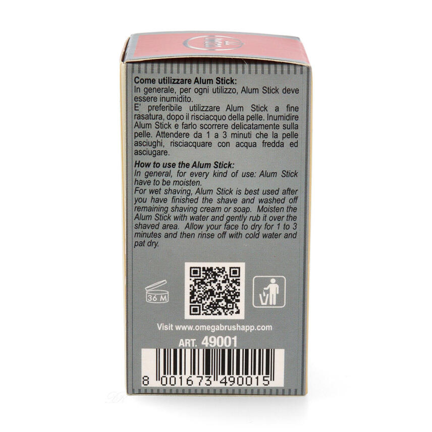 Omega alum stick 60 g blood stopper