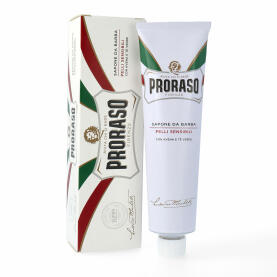 PRORASO Shaving Soap White for Sensitive Skin 150 ml
