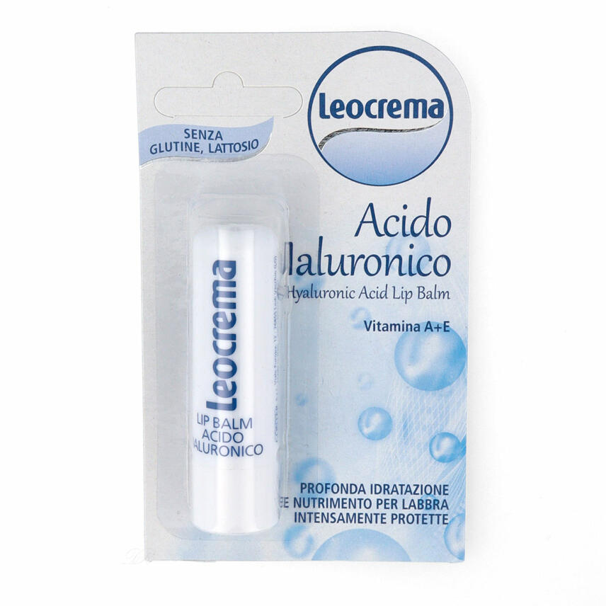 Leocrema Labbra Lippenpflege Pflegestift Hyalurons&auml;ure 5,5 ml Vitamin A+E