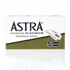 Astra Superior Platinum Double Edge green shaving blades...