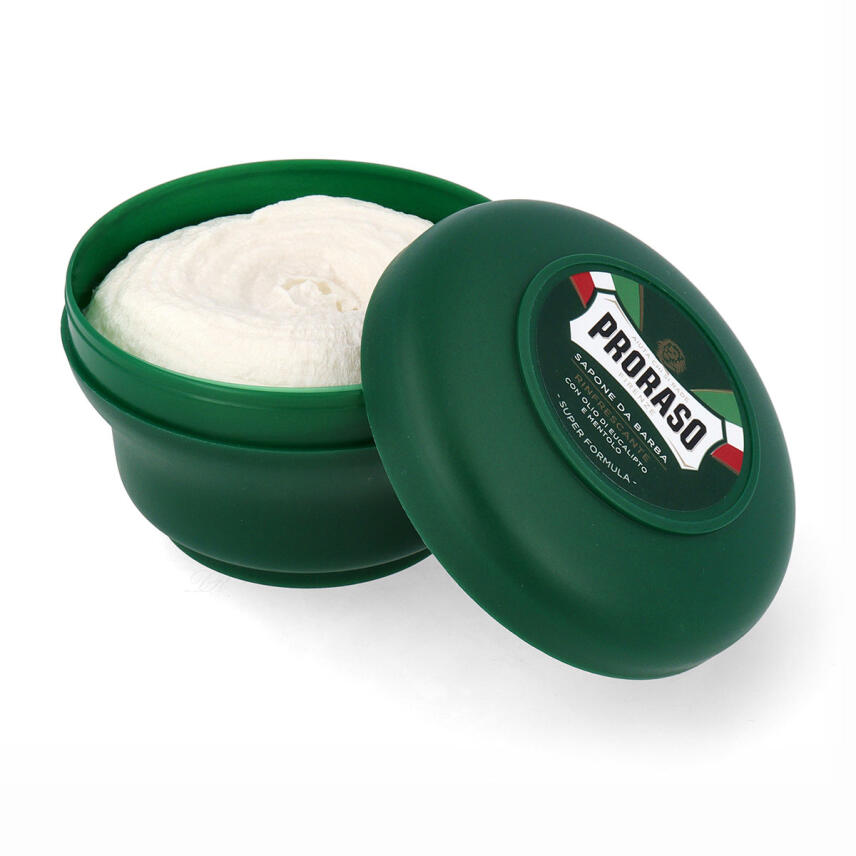 PRORASO Rasierseife Tiegel 2x 150 ml + Malizia Gold After Shave 100ml