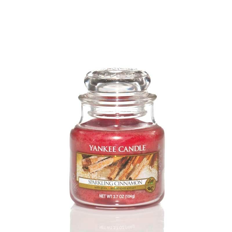 Yankee Candle Sparkling Cinnamon Duftkerze Kleines Glas 104 g