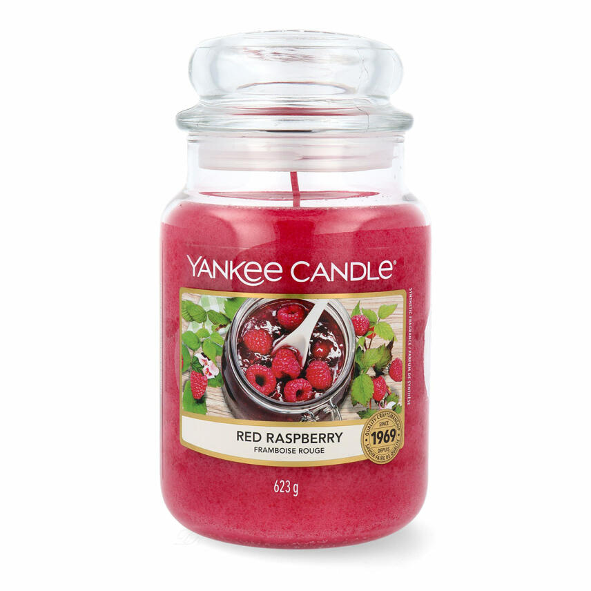Yankee Candle Red Raspberry Duftkerze Gro&szlig;es Glas 623 g