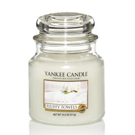 Yankee Candle Fluffy Towels Scented Candle Medium Jar 411 g