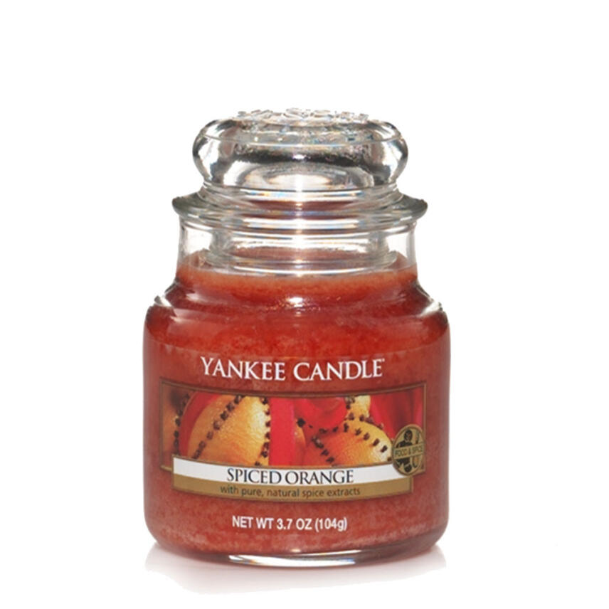 Yankee Candle Spiced Orange Duftkerze Kleines Glas 104 g