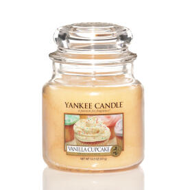 Yankee Candle Vanilla Cupcake Scented Candle Medium Jar...