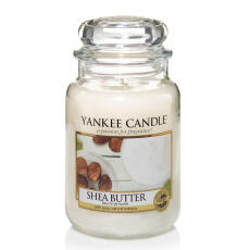Yankee Candle Shea Butter Duftkerze Gro&szlig;es Glas 623 g