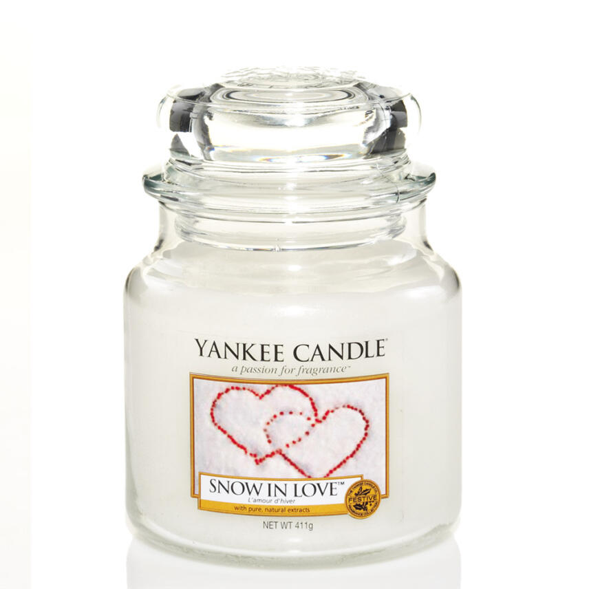 Yankee Candle Snow In Love Duftkerze Mittleres Glas 411 g