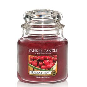 Yankee Candle Black Cherry Duftkerze Mittleres Glas 411 g