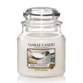 Yankee Candle Baby Powder Scented Candle Medium Jar 411 g