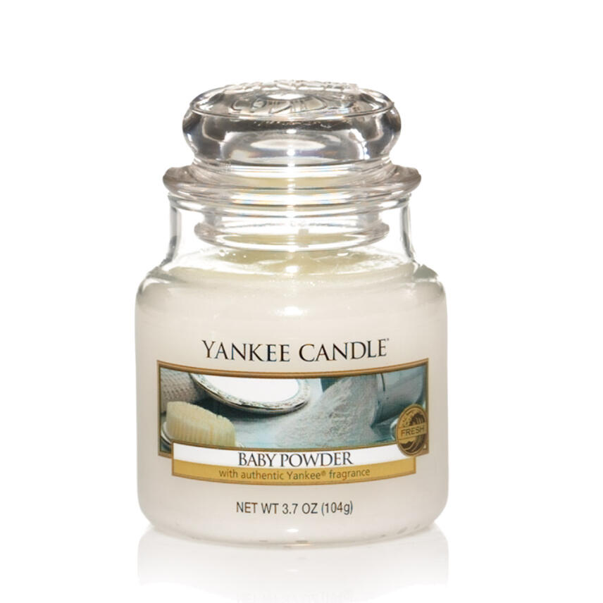 Yankee Candle Baby Powder Scented Candle Small Jar 104 g