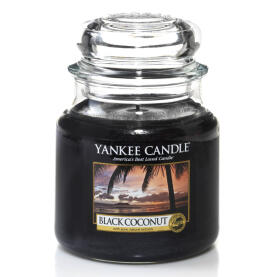 Yankee Candle Black Coconut Scented Candle Medium Jar 411 g