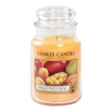 Yankee Candle Mango Peach Salsa Duftkerze Gro&szlig;es Glas 623 g