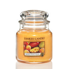 Yankee Candle Mango Peach Salsa Duftkerze Mittleres Glas...