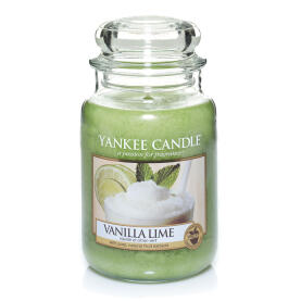 Yankee Candle Vanilla Lime Duftkerze Großes Glas 623 g