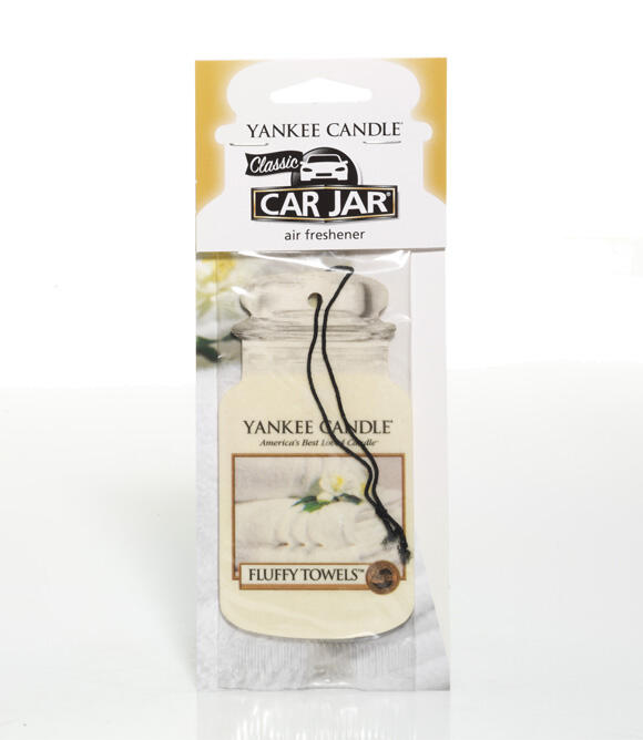 Yankee Candle Fluffy Towels Classic Car Jar Lufterfrischer