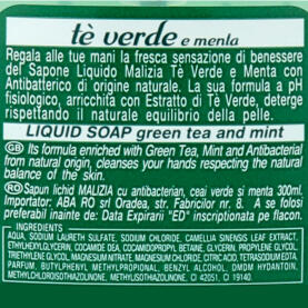 MALIZIA Flüssigseife grüner Tee & Minze 300 ml