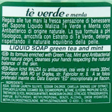 MALIZIA liquid soap green tea 300 ml