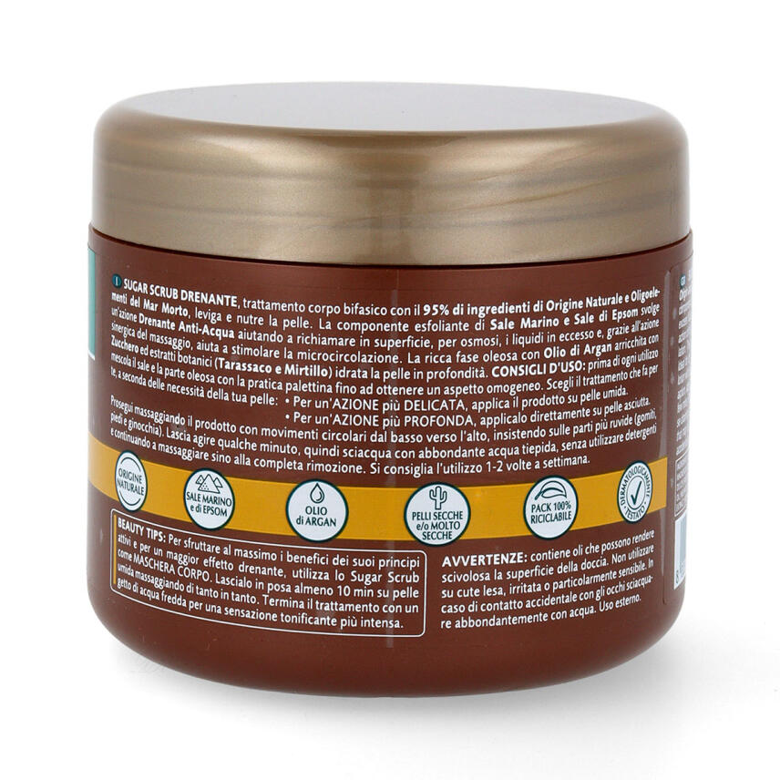 GEOMAR Sugar Scrub Drenante Peeling 600 g