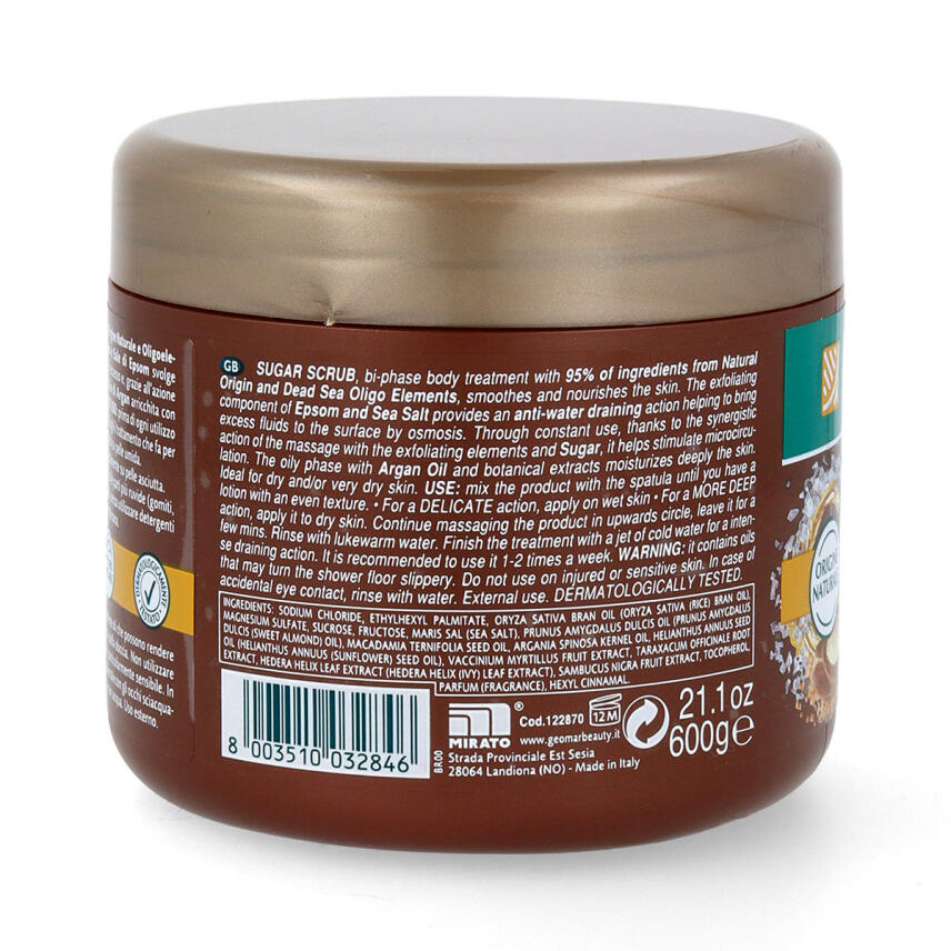 GEOMAR Sugar Scrub Drenante Peeling 600 g