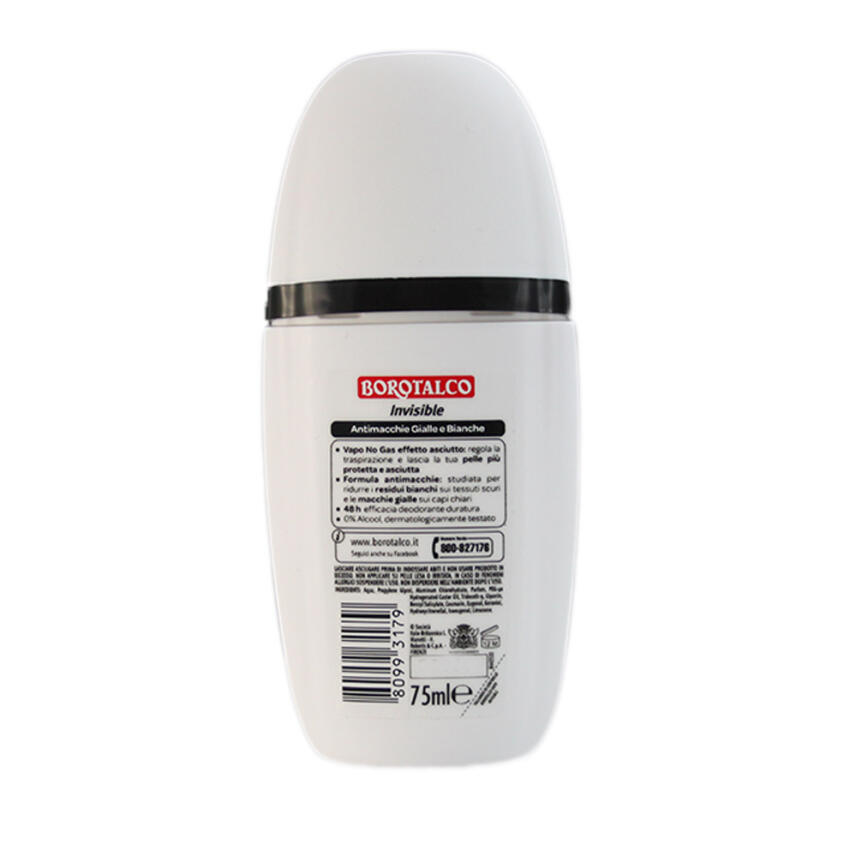 BOROTALCO ROBERTS Invisible Deo ANTI-FLECKEN 75 ml no Gas