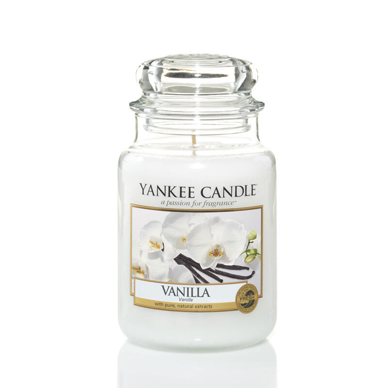 Yankee Candle Vanilla Duftkerze Gro&szlig;es Glas 623 g
