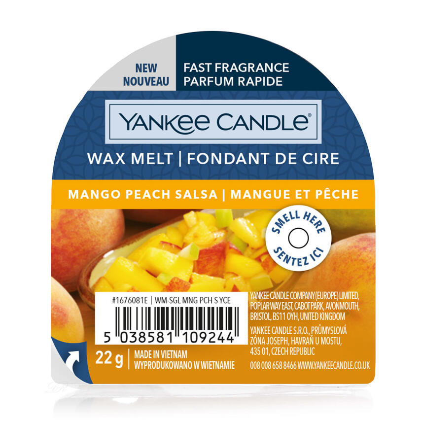Yankee Candle Mango Peach Salsa Wax Melt Duftwachs 22 g