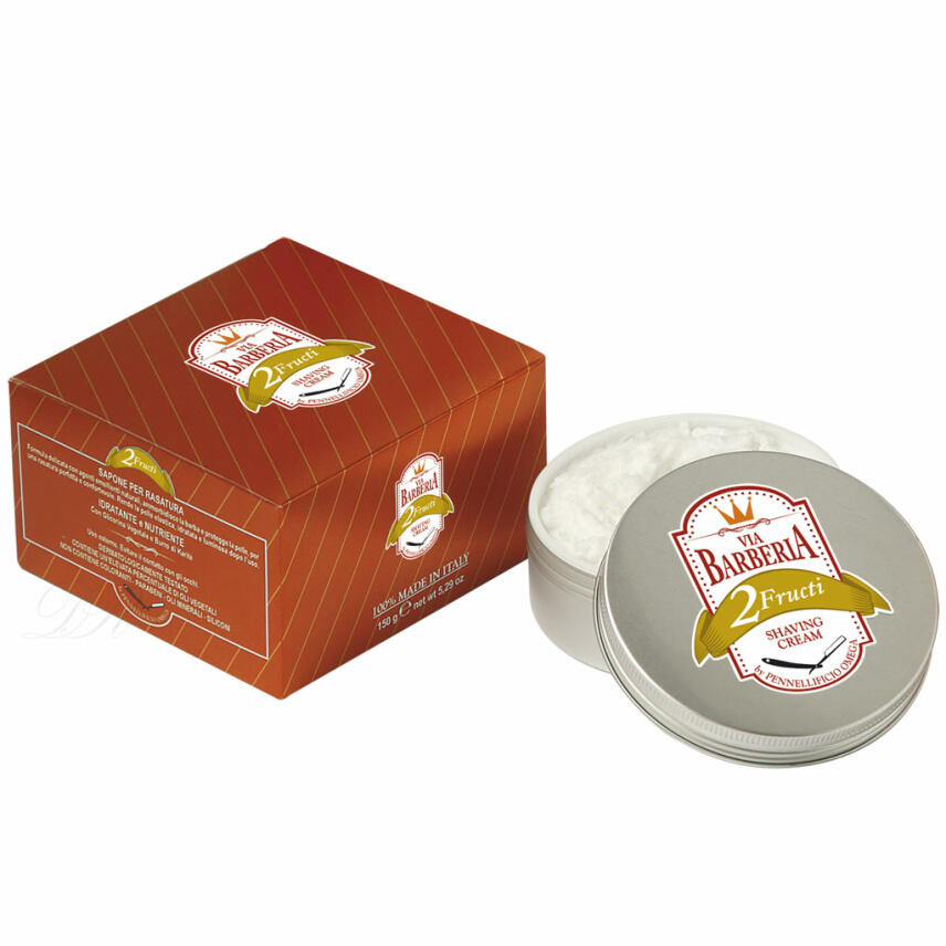 Omega Via Barberia Fructi Shaving Cream 125 ml Rasiercreme