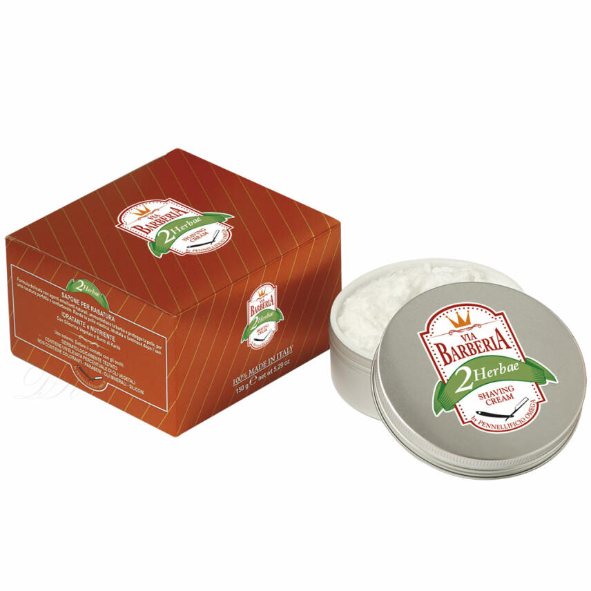 Omega Via Barberia Herbae Shaving Cream 125 ml