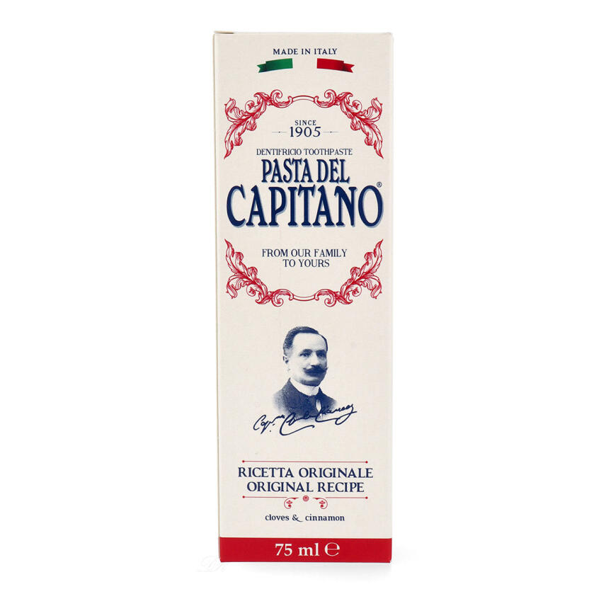 Pasta del Capitano Premium Edition 1905 Zahncreme Original Rezept 75 ml