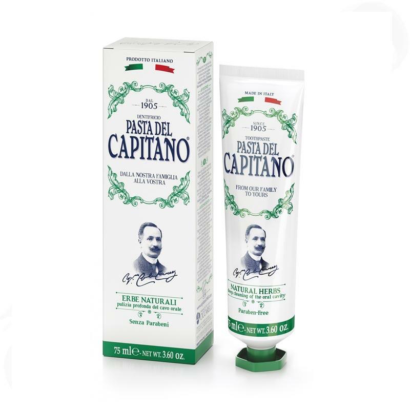 Pasta del Capitano Premium Collection Edition 1905 nat&uuml;rliche Kr&auml;uter Zahnpasta 75 ml