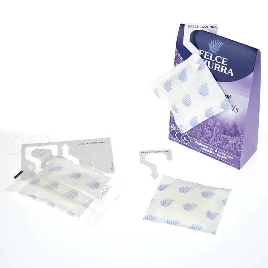 PAGLIERI Felce Azzurra Duftkissen Lavendel und Iris 3 St&uuml;ck