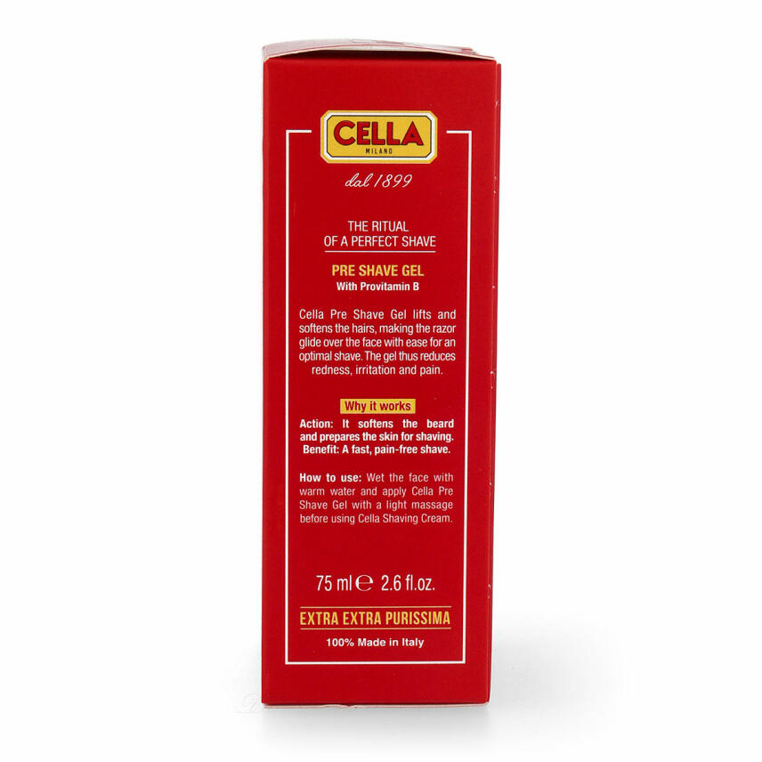 Cella Pre Shave Gel with Pro Vitamin B 75 ml