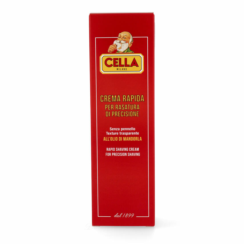 Cella Crema Rapida Transparente Rasiercreme mit Mandel&ouml;l 150 ml