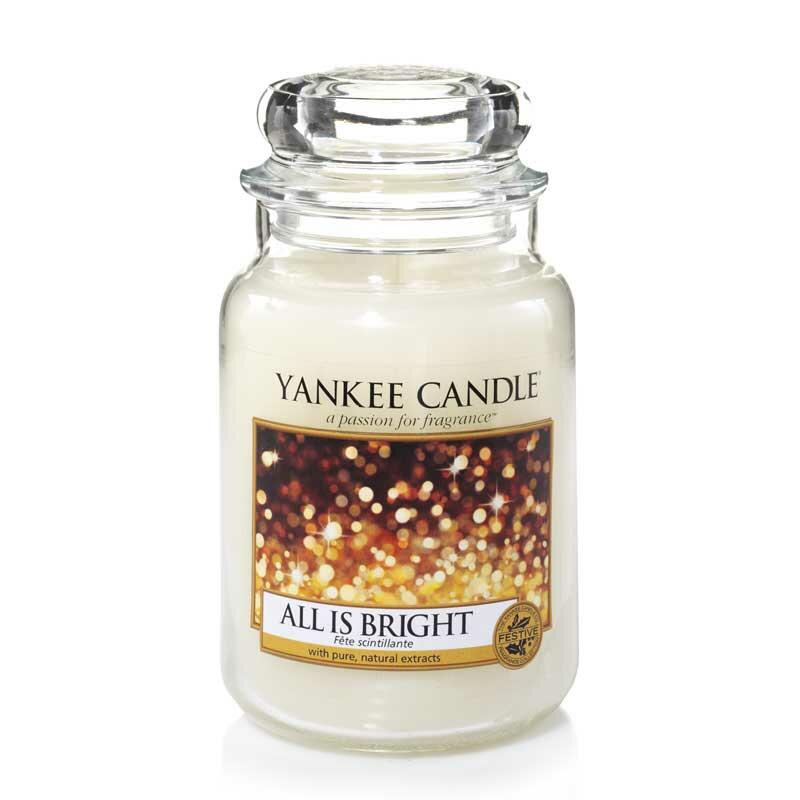 Yankee Candle All Is Bright Duftkerze Gro&szlig;es Glas 623 g