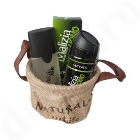 Malizia UOMO Vetyver Gift Set Jute Bag Eau de Toilette 50 ml & Deodorant 150 ml