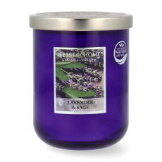 Heart &amp; Home Duftkerze Lavender &amp; Sage...