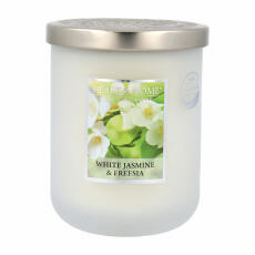 Heart &amp; Home Duftkerze White Jasmine &amp; Freesia Gro&szlig;es Glas 340 g