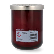 Heart &amp; Home Duftkerze Simply Mulberry Gro&szlig;es Glas 340 g