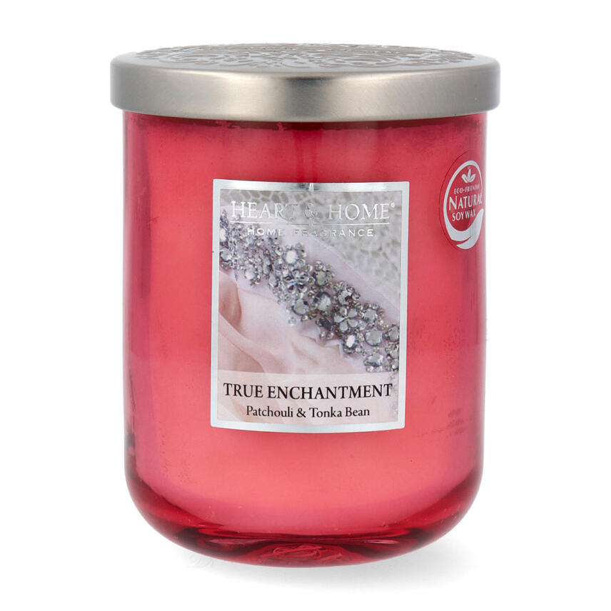 Heart &amp; Home Duftkerze True Enchantment Gro&szlig;es Glas 340 g