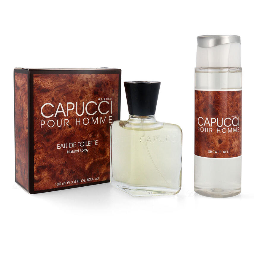 Capucci pour Homme Geschenkset Eau de Toilette 100 ml &amp; Duschgel 250 ml