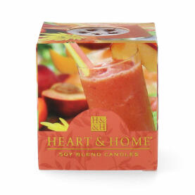 Heart & Home Peach Mango Smoothie Votiv Duftkerze 52 g