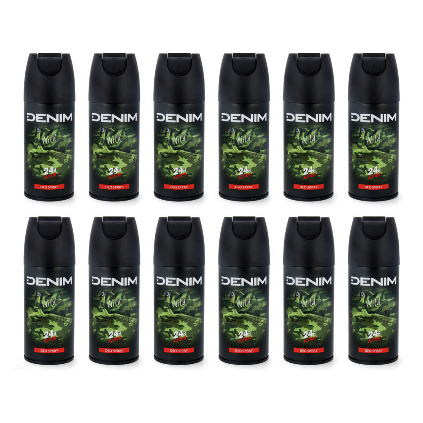 DENIM Wild Deo Spray 12 x 150 ml