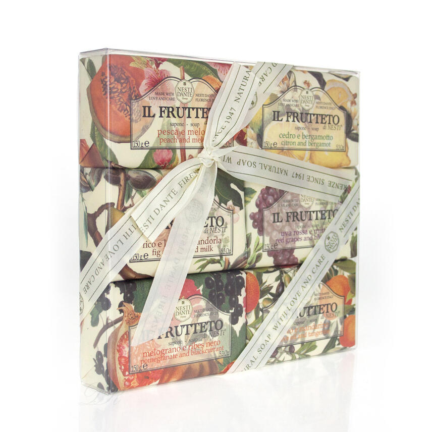 Nesti Dante Seifen Geschenk-Set Il Fruttetto Collection (6x 150g)